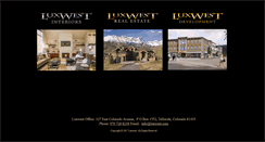 Desktop Screenshot of luxwest.com